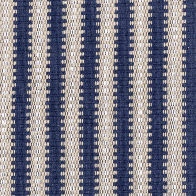 Stout Fabric Kapoc 2 Pacific JUST STRIPES BLUE/SPRING 60%COT 40%POL USA Horizontal: 0.125 and Vertical: 1.000 54.5 in - My Fabric Connection -