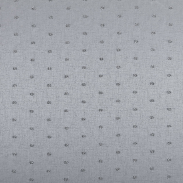 Marcus William Fabric Dunmore 4 Silver KAI/MARCUS WILLIAM FENELLA 94%POL 3%SVI 3%MTL %BEMB INDIA Horizontal: 9.375 and Vertical: 4.500 54.5 in - My Fabric Connection -