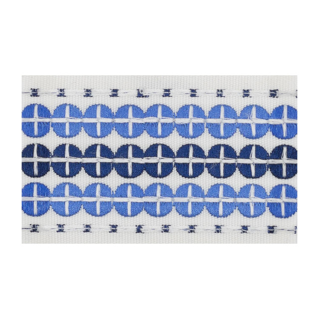 Stout Trim Oberlin Tape 6 Sapphire SMALL WONDERS TRIM 100%POL CHINA CATB 117-2013 LIGHTFASTNESS-AATCC TM 16 (1500 HOURS) WYZENBEEK 24 000 DOUBLE RUB WEAR TEST (HEAVY DUTY) Horizontal: 0.375 and Vertical: 0.000 2.38 in - My Fabric Connection -