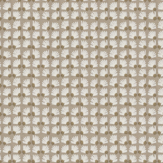 Bassett Mcnab Fabric 7834-1 Daisypatch Sandstone BASSETT MCNAB WOODLANDS 52%LIN 48%COT %PEMB INDIA Horizontal: 3.000 and Vertical: 1.750 50.5 in - My Fabric Connection -
