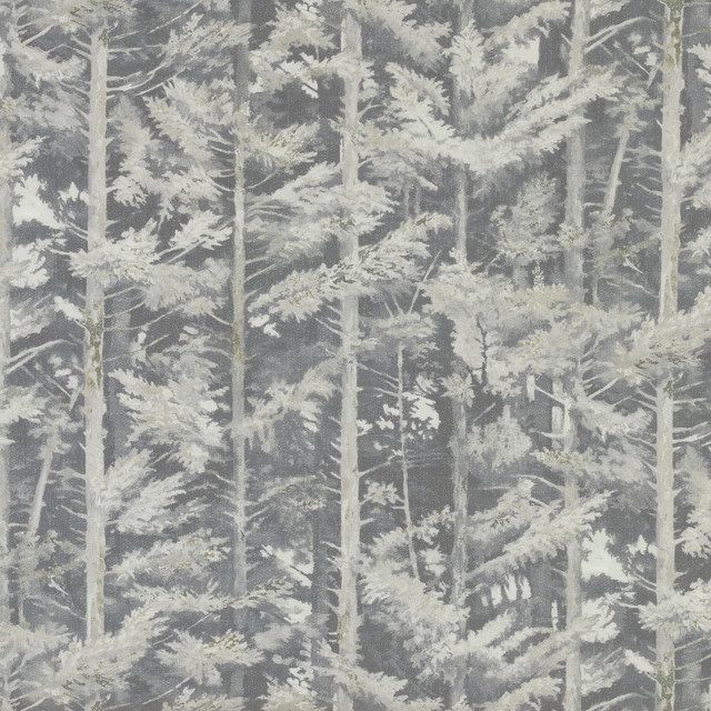 Marcus William Fabric Latvia 4 Pewter KAI/MARCUS WILLIAM HEATHLAND 90%POL 10%COT INDIA Horizontal: 54.375 and Vertical: 32.625 54 in - My Fabric Connection -