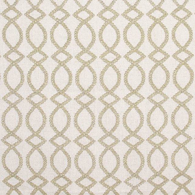 When We Connect Linen by Carole Designer Fabric Artisan Base: 91% Poly, 9% Linen. Embr: 93% Poly, 7% Linen CHINA 1,000 Wyzenbeek Double Rubs 5 1/2" V, 3 1/2" H 54" - Swanky Fabrics -