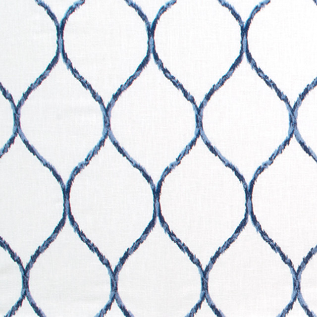 As You Go Cadet by Carole Designer Fabric Bluebell 52% Cotton, 25% Rayon, 18% Polyester, 5% Linen India N/A 7 1/2" V, 4 1/4" H 52" - Swanky Fabrics -