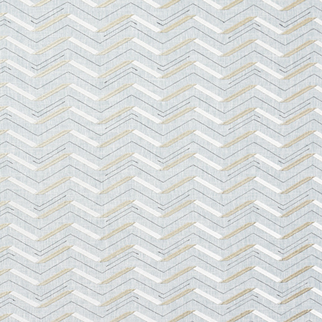 Bounce Back Glacier by Carole Designer Fabric Bluebell 58% Cotton, 42% Polyester India 9,000 Wyzenbeek Double Rubs 3" V, 8 1/2" H 51" - Swanky Fabrics -