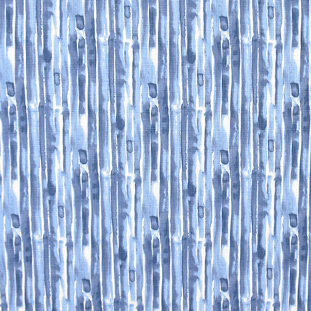 Speed Through Indigo by Carole Designer Fabric Bluebell 100% Cotton Pakistan 30,000 Wyzenbeek Double Rubs 12 1/2" V, 13 1/4" H 54" - Swanky Fabrics -