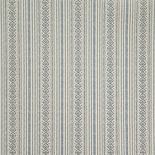 Choose A Path Navy by Carole Designer Fabric Dawn & Dusk 100% Cotton Printed In Usa On Imported Goods 30,000 WYZENBEEK DOUBLE RUBS 3" V, 4 1/2" H 55.25" - Swanky Fabrics -