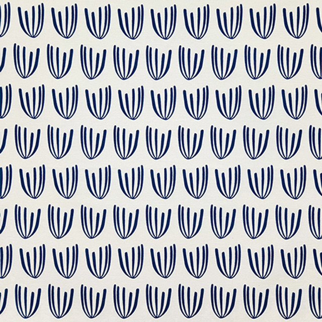 On The Fly Navy by Carole Designer Fabric Dawn & Dusk 100% Cotton Spain 50,000 WYZENBEEK DOUBLE RUBS 6" V, 2 3/8" H 54" - Swanky Fabrics -
