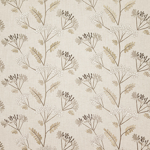 With Delight Croissant by Carole Designer Fabric Earth & Stone 52% Polyester, 21% Viscose, 18% Cotton, 9% Linen India N/A 9 1/4" V, 17 1/4" H 51" - Swanky Fabrics -