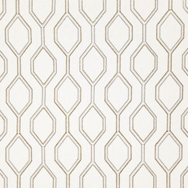 Going My Way Copper by Carole Designer Fabric Evergreen Base: 70% Cotton, 25% Polyester, 5% Linen, Embr: 61% Cotton, 22% Polyester, 13% Rayon, 4% Linen India N/A 7 3/4" V, 6 1/2" H 52" - Swanky Fabrics -