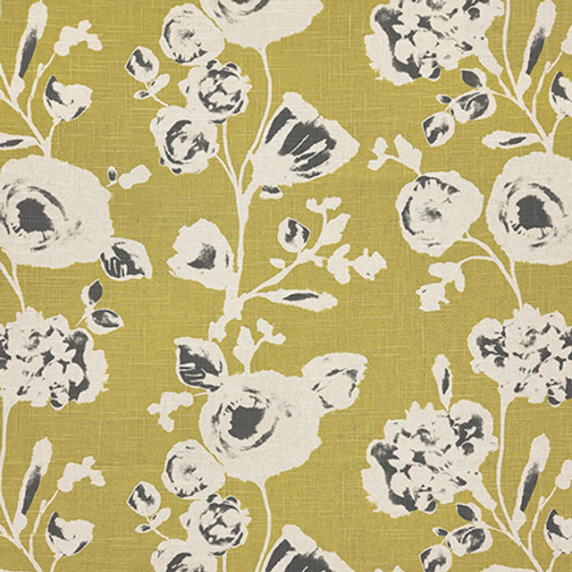 Hillview Citron by Carole Designer Fabric Evergreen 70% Cotton, 30% Linen China 15,000 WYZENBEEK DOUBLE RUBS 24 1/4" V, 27 3/4" H 54" - Swanky Fabrics - Hillview Citron by Carole Designer Fabric Evergreen 70% Cotton, 30% Linen China 15,000 WYZENBEEK DOUBLE RUBS 24 1/4" V, 27 3/4" H 54" - Swanky Fabrics -
