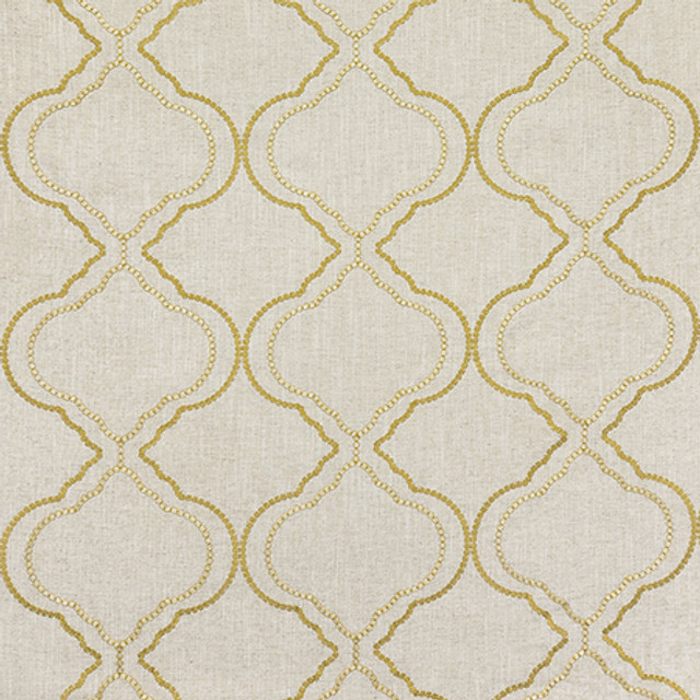 Opening Ceremony Dijon by Carole Designer Fabric Evergreen 50% Polyester, 25% Viscose, 17% Cotton, 8% Linen India N/A 9 1/4" V, 10 3/4" H 53" - Swanky Fabrics -