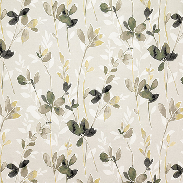 With The Flow Stone by Carole Designer Fabric Evergreen 100% Cotton India 25,000 WYZENBEEK DOUBLE RUBS 24" V, 13 1/2" H HD 54" - Swanky Fabrics -