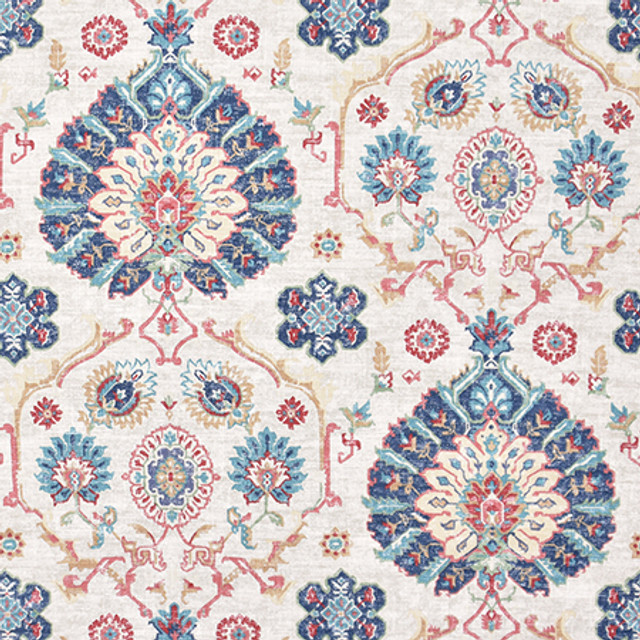 Traditions Of Multi by Carole Designer Fabric Harvest 75% Cotton, 25% Linen Pakistan 17,000 Wyzenbeek Double Rubs 27" V, 27" H HD 54" - Swanky Fabrics -