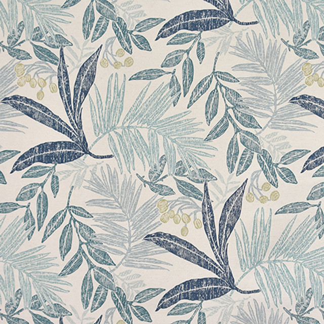 Greenhouse Indigo by Carole Designer Fabric Jade 80% Cotton, 20% Linen-SSR Pakistan 12,000 Wyzenbeek Double Rubs 25 1/4" V, 13 1/2" H HD 54" - Swanky Fabrics - Greenhouse Indigo by Carole Designer Fabric Jade 80% Cotton, 20% Linen-SSR Pakistan 12,000 Wyzenbeek Double Rubs 25 1/4" V, 13 1/2" H HD 54" - Swanky Fabrics -