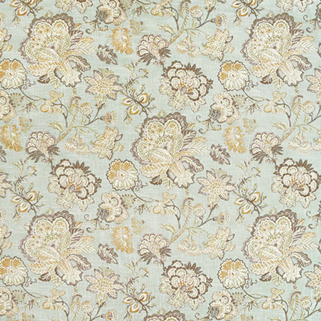 Know The Plot Seaglass by Carole Designer Fabric Jade 55% Linen, 45% Viscose-Soil Repellent S Korea 12,000 Wyzenbeek Double Rubs 27" V, 27 3/8" H HD 55.5" - Swanky Fabrics -