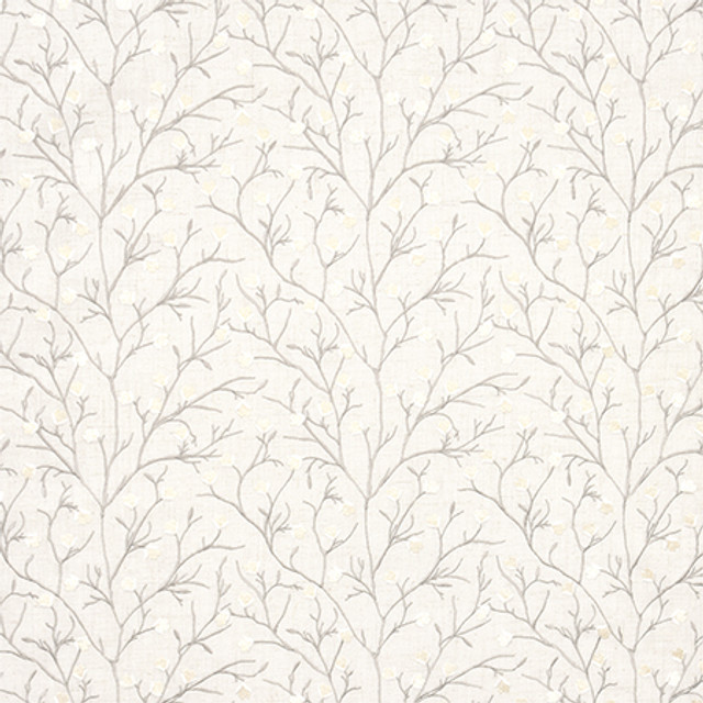 Never Regret Linen by Carole Designer Fabric Moonstone 60% Cotton, 30% Polyester, 10% Linen India N/A 9 1/4" V, 8 1/2" H 51.5" - Swanky Fabrics -