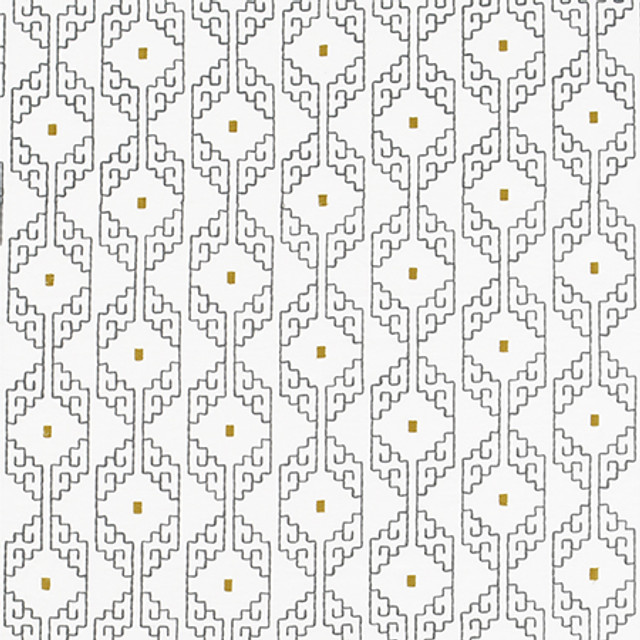 Our Corner Mica by Carole Designer Fabric Moonstone 75% Cotton, 25% Spun Polyester India N/A 5" V, 5 3/4" H 52" - Swanky Fabrics -