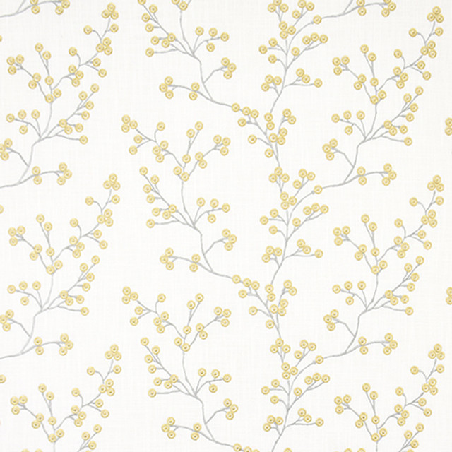 Sweet Treat Dandelion by Carole Designer Fabric Moonstone 73% Cotton, 27% Polyester India 12,000 Wyzenbeek Double Rubs 9 1/8" V, 18 1/4" H 54.5" - Swanky Fabrics -