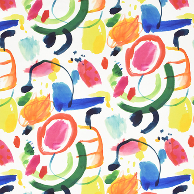 Capture The Mood Multi by Carole Designer Fabric Prisma 100% Cotton SPAIN 16,000 Wyzenbeek Double Rubs 25"V, 27" H HD 54" - Swanky Fabrics -