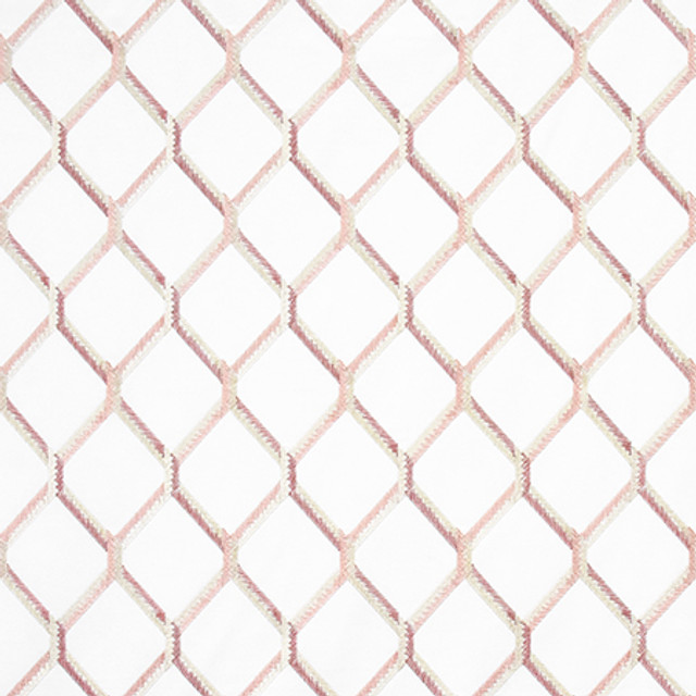 Money Maker Blush by Carole Designer Fabric Prisma Base: 100% Cotton. Embr: 75% Cotton, 25% Rayon INDIA N/A 6 1/4" V, 4 3/8" H 52" - Swanky Fabrics -