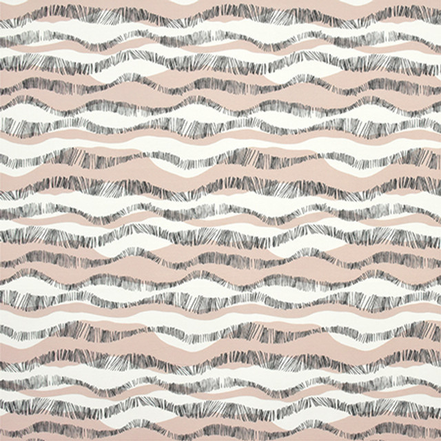Over The Hills Blush by Carole Designer Fabric Prisma 100% Cotton SPAIN 50,000 Wyzenbeek Double Rubs 13 1/2" V, 13 1/2" H 54" - Swanky Fabrics -