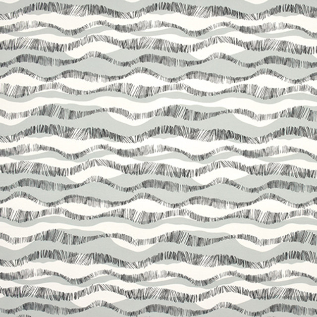 Over The Hills Fog by Carole Designer Fabric Prisma 100% Cotton SPAIN 50,000 Wyzenbeek Double Rubs 13 1/2" V, 13 1/2" H 54" - Swanky Fabrics -