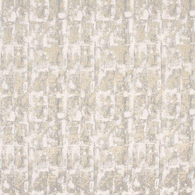 Stand Out Silver by Carole Designer Fabric Radiance 86% Polyester, 14% Viscose India N/A 10 1/4" V, 6 3/4" H 54" - Swanky Fabrics -