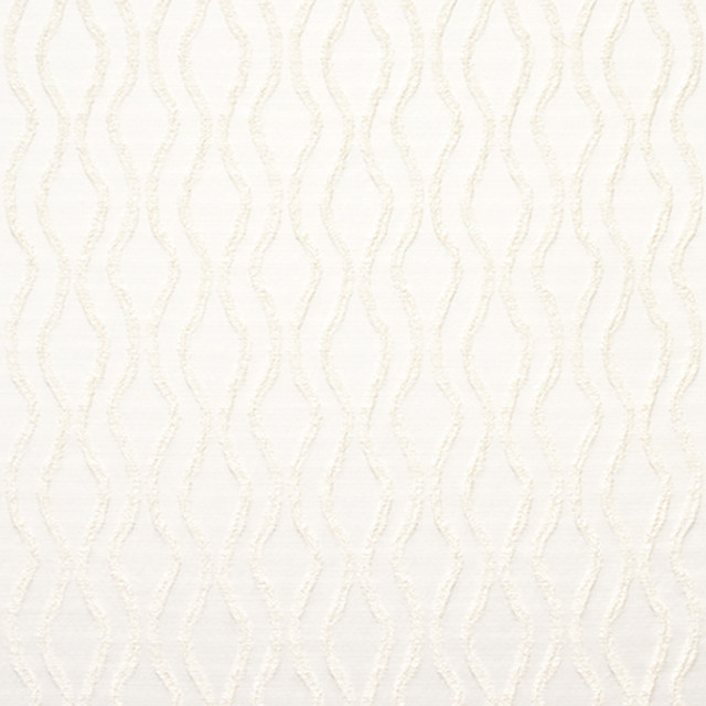 Walk Together Off White by Carole Designer Fabric Radiance 100% Polyester India N/A 4 3/4" V, 4 1/2" H 54" - Swanky Fabrics -