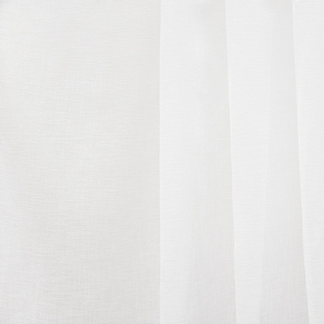 Northbound White by Carole Designer Fabric Sheer Basics III 100% Polyester Turkey N/A None 130" - Swanky Fabrics -