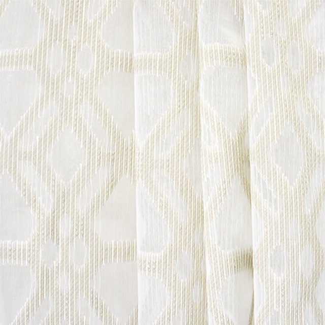 Best Way Fawn by Carole Designer Fabric Sheer Luxury 100% Polyester-Weighted Hem INDIA N/A 6 5/8" V, 4 1/8" H 116" - Swanky Fabrics -