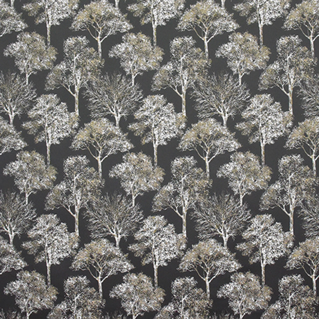 Among The Trees Night by Carole Designer Fabric State Of The Art 100% Polyester INDIA N/A 10 1/8" V, 9 1/8" H 54" - Swanky Fabrics -