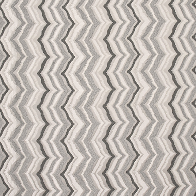 Midnight Surf Silver by Carole Designer Fabric State Of The Art 100% Polyester INDIA N/A 4 3/4" V, 5" H 54" - Swanky Fabrics -