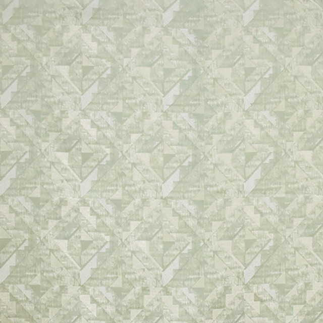 Moving On Up Celadon by Carole Designer Fabric State Of The Art 100% Polyester CHINA N/A 7 1/4" V, 7" H 55" - Swanky Fabrics -
