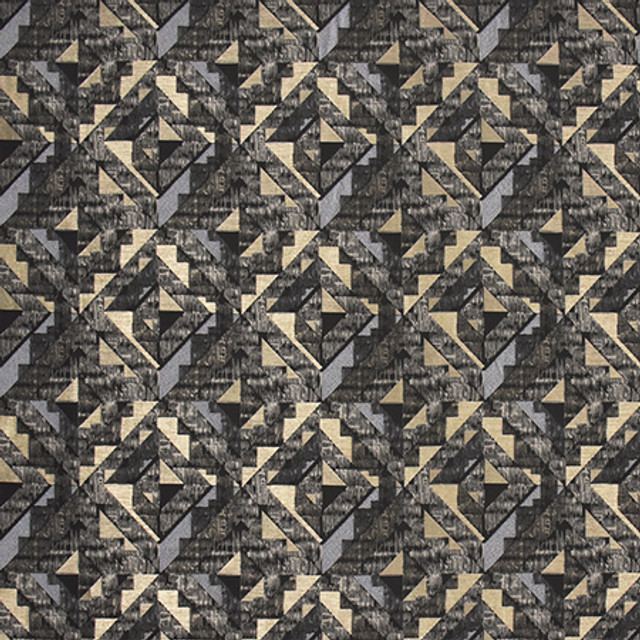 Moving On Up Noir by Carole Designer Fabric State Of The Art 100% Polyester CHINA N/A 7 1/4" V, 7" H 55" - Swanky Fabrics -