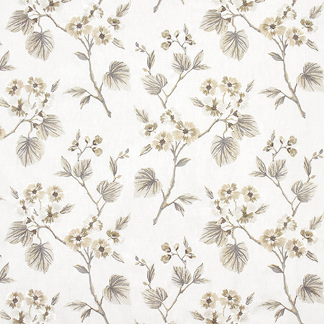 For A Reason Sepia by Carole Designer Fabric Wallflower Base: 58% Cotton, 42% Polyester. Embr: 100% Rayon INDIA 12,000 Wyzenbeek Double Rubs 18 1/2" V, 16 3/4" H 50" - Swanky Fabrics - For A Reason Sepia by Carole Designer Fabric Wallflower Base: 58% Cotton, 42% Polyester. Embr: 100% Rayon INDIA 12,000 Wyzenbeek Double Rubs 18 1/2" V, 16 3/4" H 50" - Swanky Fabrics -