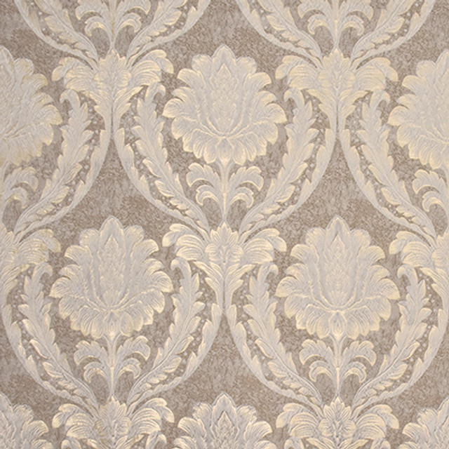 Place Among Taupe by Carole Designer Fabric Wellington 100% Polyester CHINA N/A 21 1/2" V, 14" H 55" - Swanky Fabrics -