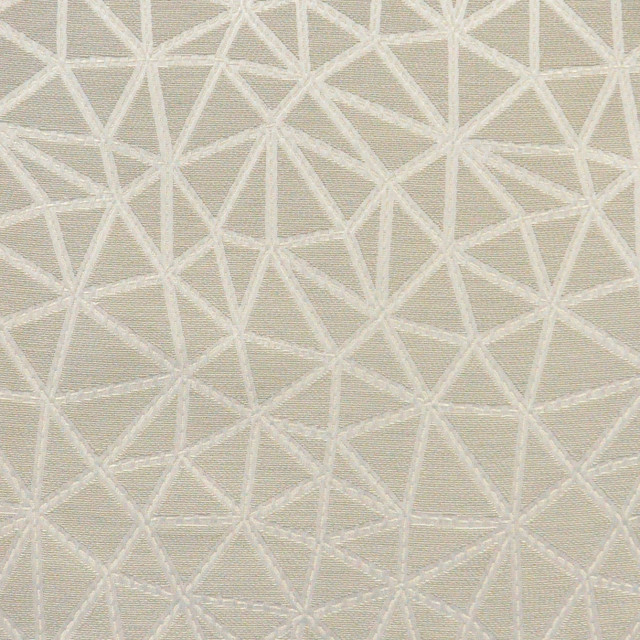 Maxwell Fabric BUCKMINSTER 210 BUFF COLOR THEORY-VOL.VI ALABASTER 100% POLYESTER INDIA V-13.7"H-9" 54.7" - My Fabric Connection -