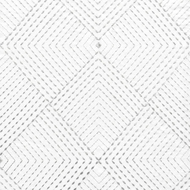 Maxwell Fabric Kite # 414 Tinsel Color Theory-Vol.Vi Flagstone 65% COTTON/30% RAYON/5% ZARI INDIA V-15"H-13" 54"EMB.52" - My Fabric Connection -