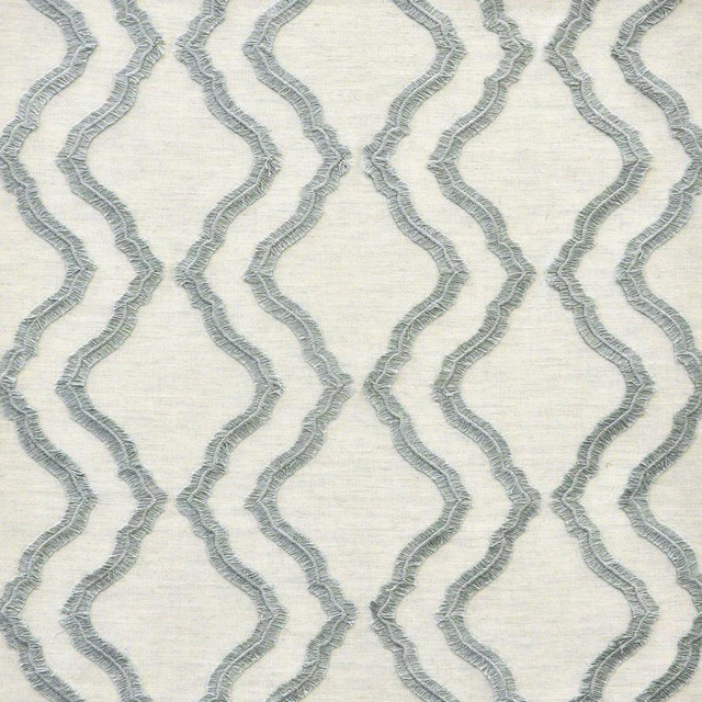 Maxwell Fabric Mikasa # 832 Nantucket Color Theory-Vol.Vi Odyssey BASE: 51% RECYCLED POLYESTER/30% POLYESTER/12% COTTON/7% LINEN EMB: 100% VISCOSE INDIA V-4.5"H-7.75" 56.5"EMB.54" - My Fabric Connection -
