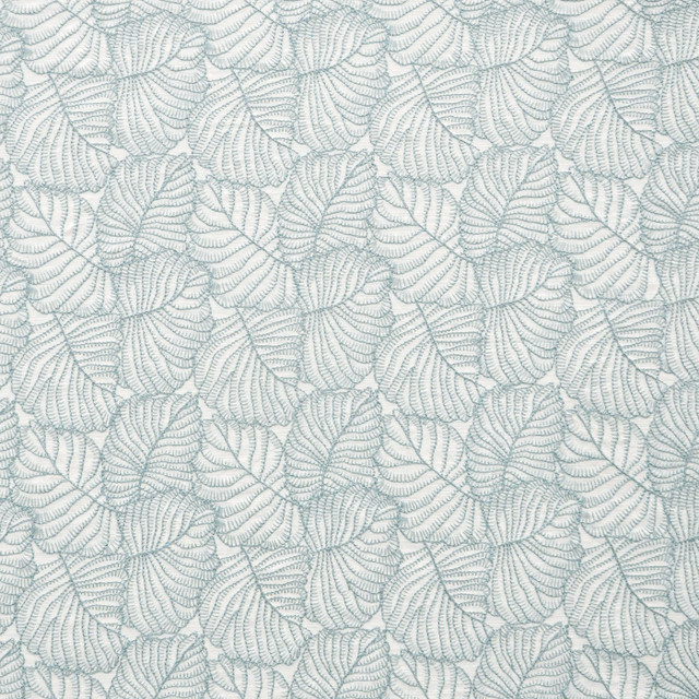 Maxwell Fabric NETTLE 820 RIVER COLOR THEORY-VOL.VI ODYSSEY 55% COTTON/45% SPUN POLYESTER INDIA V-7.5"H-5.75" 54"EMB.52" - My Fabric Connection -