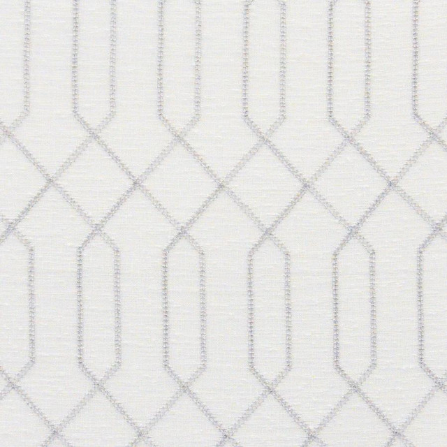 Maxwell Fabric Varanasi # 505 Haze Sheer Paths 100% POLYESTER TURKEY V-6.1" H-2.1" 118" EMB. WIDTH 110" - My Fabric Connection -