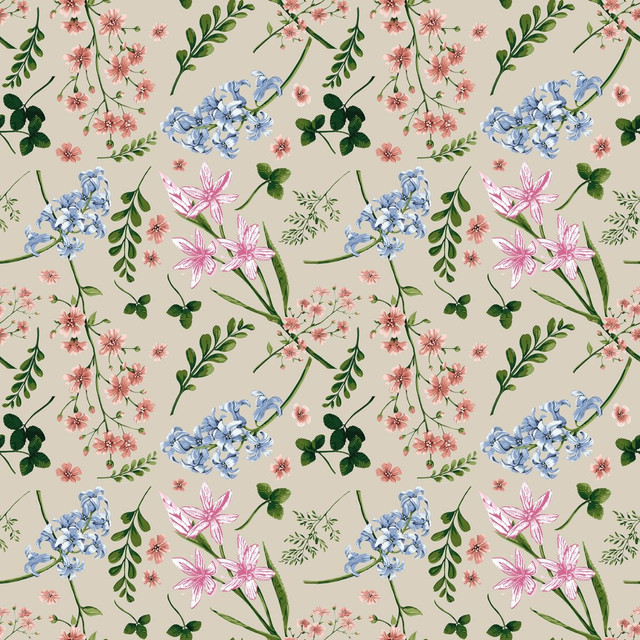 RM CoCo Fabric Wildflower Multi Linen