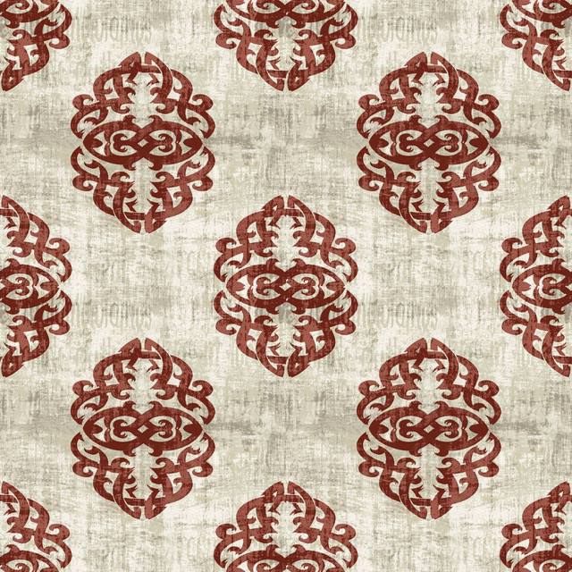 RM CoCo Fabric Guinevere Damask Scarlet