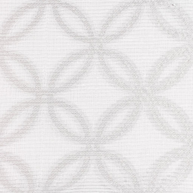 RM CoCo Fabric Floral Maze White Diamond Sheer Perfection 73% Polyester 27% Linen See Sample 0 Horizontal: 5.55.7 60 - My Fabric Connection -