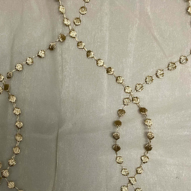 RM CoCo Fabric Adagio Antique Gold Symphonic Sounds 100% Polyester See Sample 0 Horizontal: 4.2 and Vertical: 9.8 114 - My Fabric Connection -