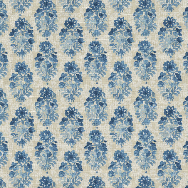 PKL Studio Fabric Ornaments Luna 412450 100% cotton Pakistan 51000 Horizontal: 6.75 and Vertical: 6.3 54 - My Fabric Connection -