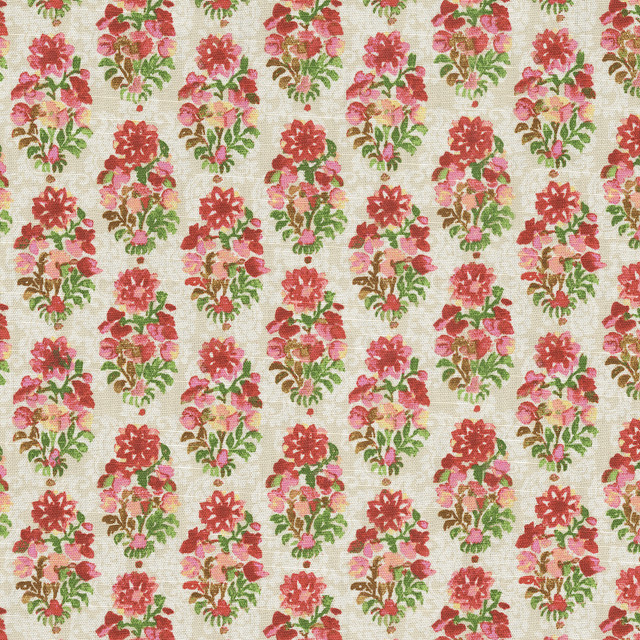 PKL Studio Fabric Ornaments Spring 412452 100% cotton Pakistan 51000 Horizontal: 6.75 and Vertical: 6.3 54 - My Fabric Connection -