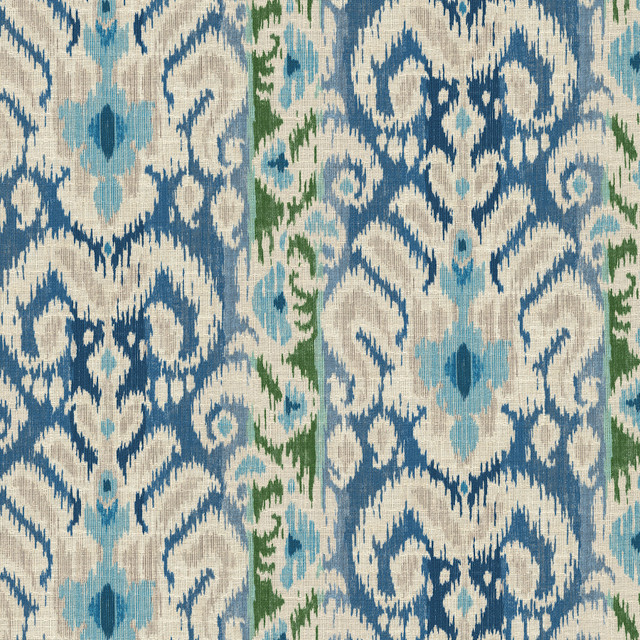 PKL Studio Fabric Silk Road Blueberry 411812 100% Cotton Peru 24000 Horizontal: 13.5 and Vertical: 18 54/55 - My Fabric Connection -