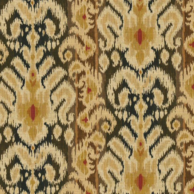PKL Studio Fabric Silk Road Truffle 411810 100% Cotton Peru 24000 Horizontal: 13.5 and Vertical: 18 54/55 - My Fabric Connection -