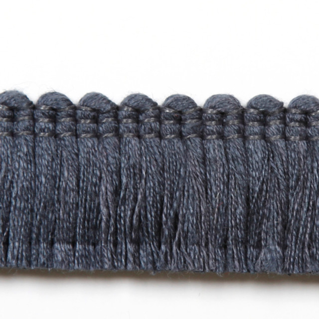 Europatex Fabric Legacy Brushed Fringe Marine Legacy 97% Linen / 3% Polyester China See Sample Horizontal: N/A and Vertical: N/A 1.20 inches  - My Fabric Connection -
